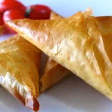 Greek Feta Cheese Triangles Recipe (Tiropitakia)