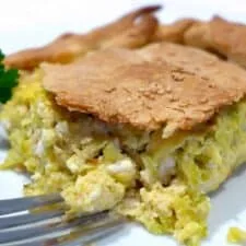 Receta de tarta tradicional de calabacín con queso feta (Kolokithopita griega)