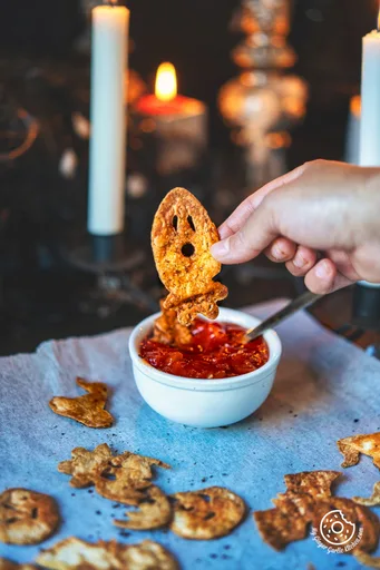 Chips espeluznantes de Halloween