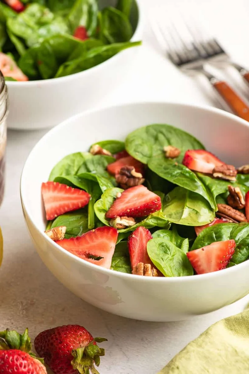 Strawberry Spinach Salad