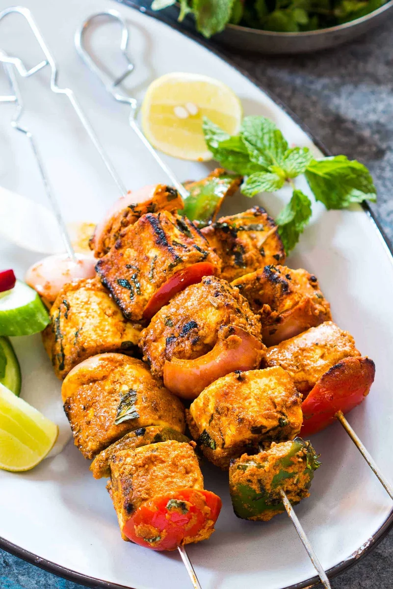 Tandoori Paneer Tikka in the Oven