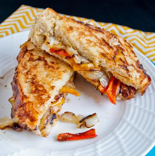 Fajita Style Grilled Cheese