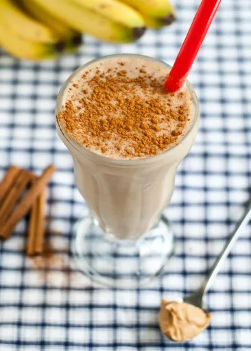 Batidos de Plátano y Mantequilla de Cacahuete