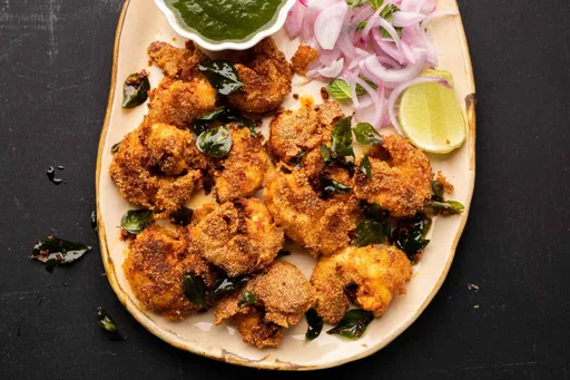 Prawn Rava Fry - Mangalorean Style