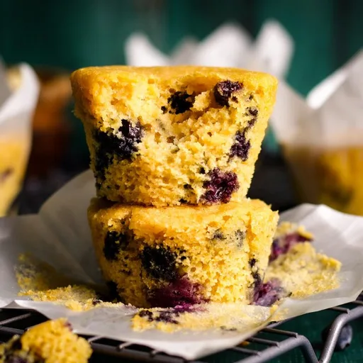 Blueberry Corn Muffins