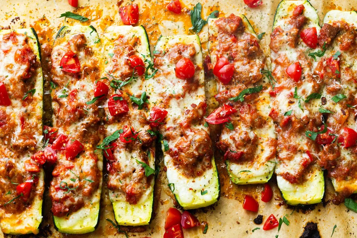 Stuffed Zucchini Boats