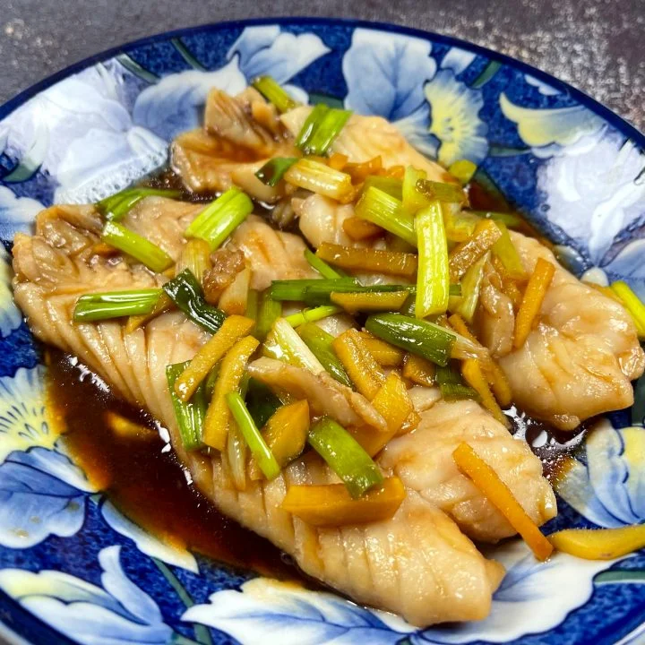 Pan Seared Fish With Ginger, Scallions, and Soy Recipe