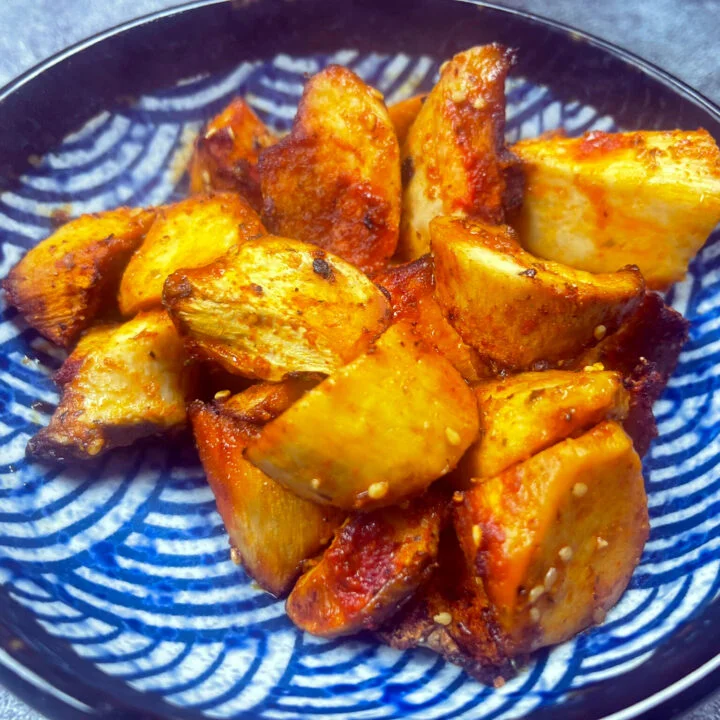 Air Fryer Korean King Oyster Mushrooms Recipe