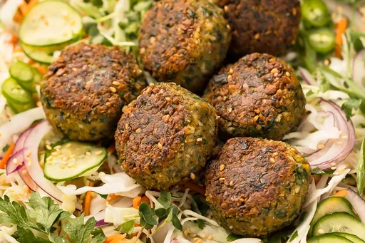Baked Falafel Balls: Falafel Recipe with Canned Chickpeas