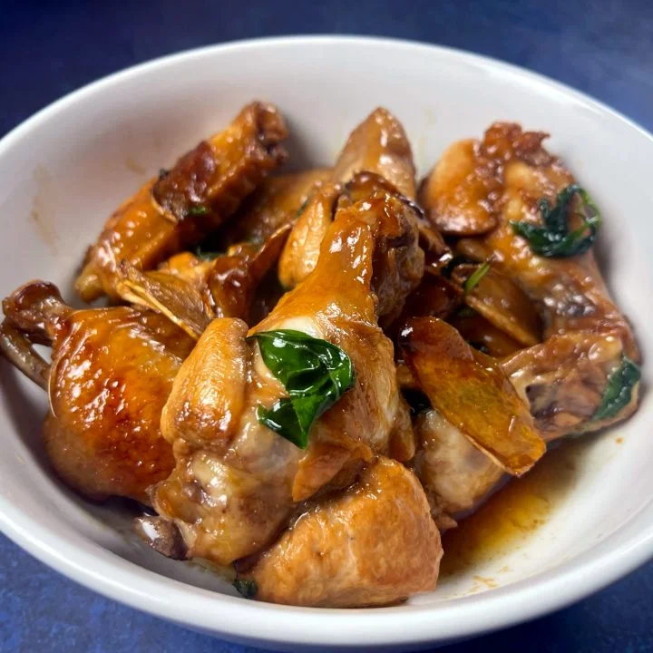 Three Cup Chicken Wings Recipe