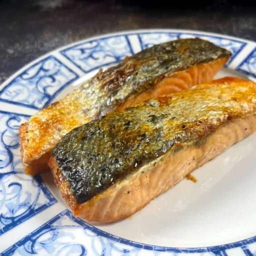 Salmón en freidora de aire