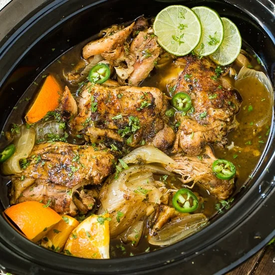 Slow Cooker Chicken Carnitas