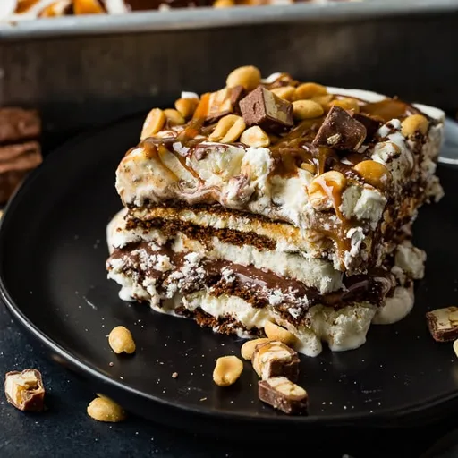 Snickers Ice Cream Cake