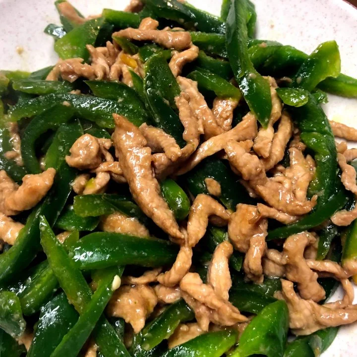 Chinese Shredded Pork with Peppers Recipe