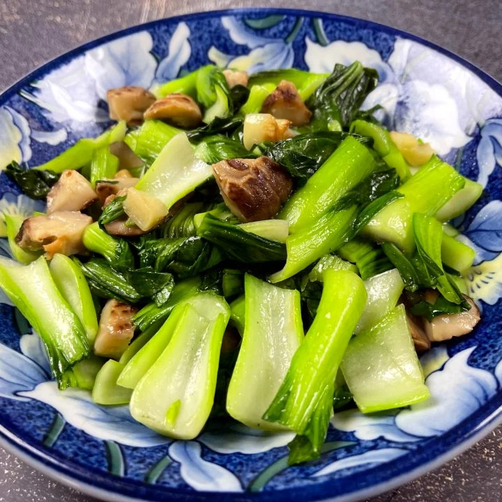 Bok Choy Shiitake Mushrooms Stir Fry Recipe