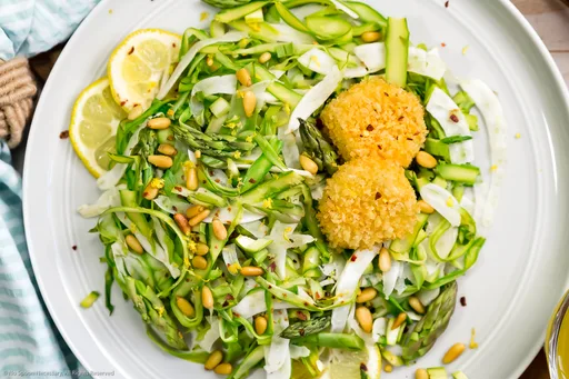 Shaved Raw Asparagus Salad