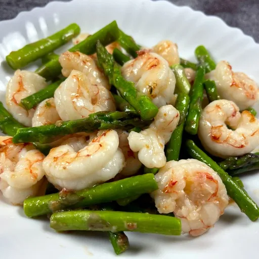 Shrimp with Asparagus Stir Fry Recipe