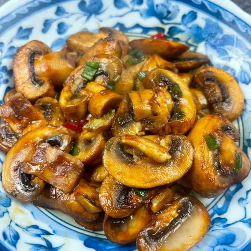 Receta de setas salteadas al estilo chino