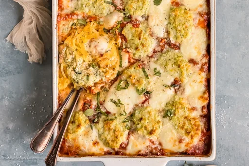 Pesto Spaghetti Squash