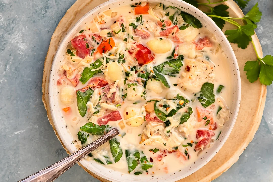 Creamy Chicken Gnocchi Soup: Crock Pot Recipe