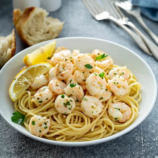 Gambas al ajillo con limón