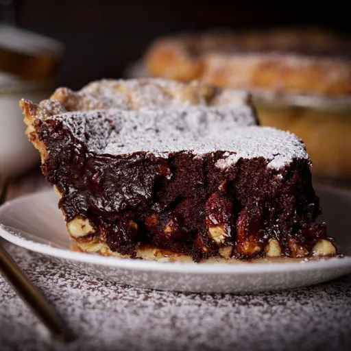 Tarta de chocolate y almendras