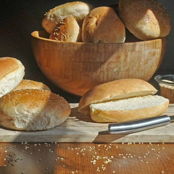 Homemade Hamburger and Hotdog Buns