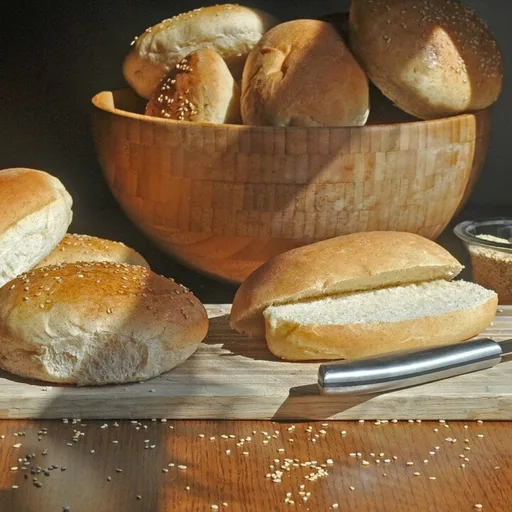 Homemade Hamburger and Hotdog Buns