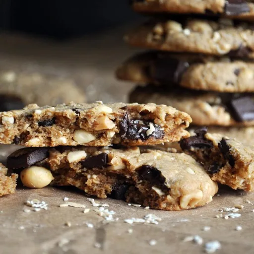 Peanut Butter Oatmeal Chocolate Chip Cookies