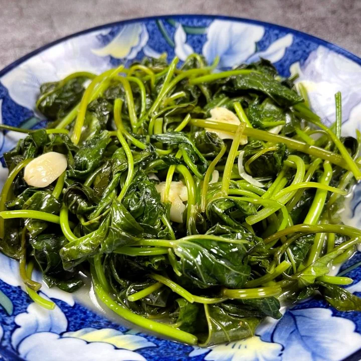 Stir Fry Sweet Potato Leaves Recipe