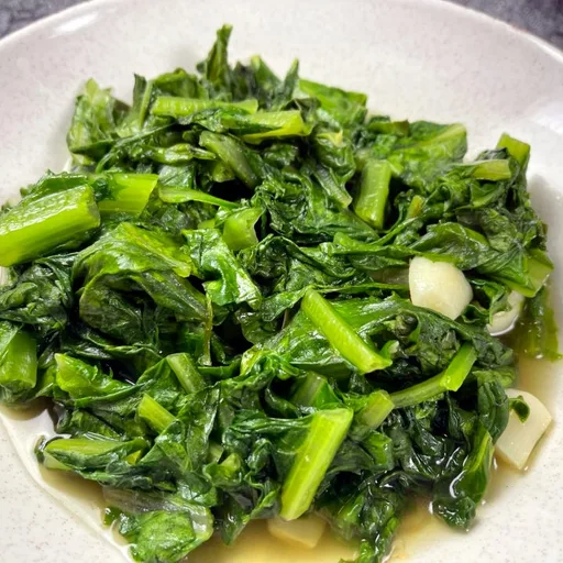 Receta de A Choy Salteado o Lechuga Taiwanesa