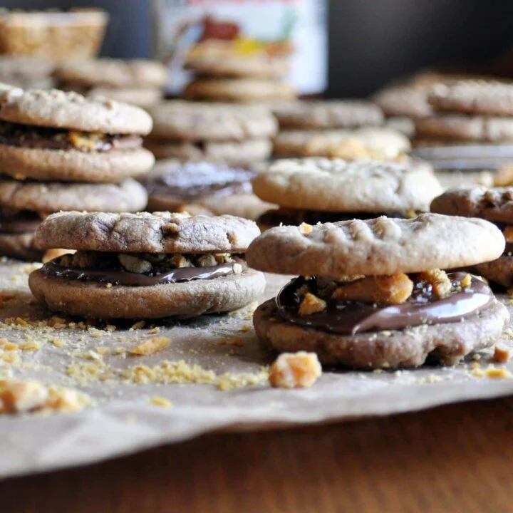 Peanut Butter Nutella Cookies