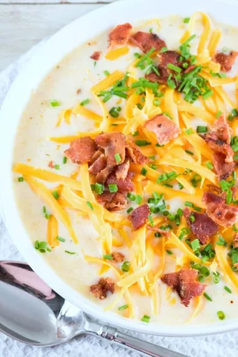 Slow Cooker Cauliflower Corn Chowder