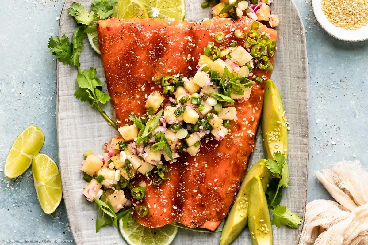 Honey Sriracha Spicy Salmon