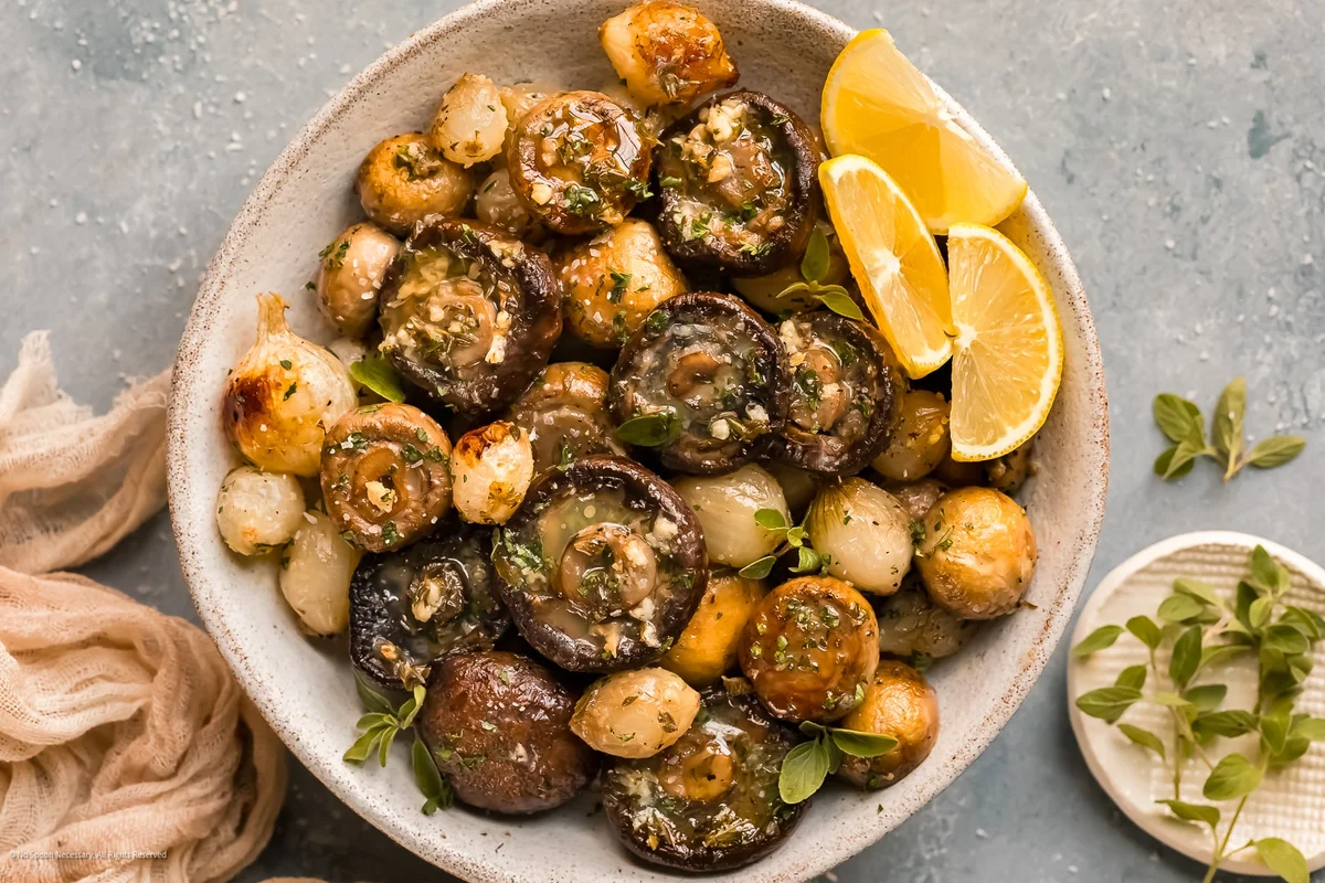Mushrooms and Onions Recipe