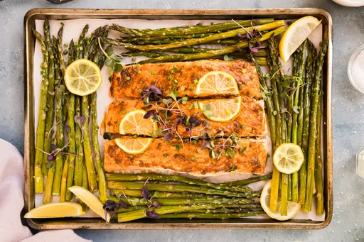 Baked Salmon with Asparagus Recipe
