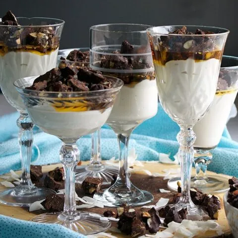 Coconut Maple Panna Cotta {No Refined Sugar}