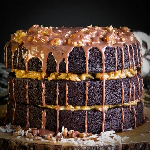 Tarta de chocolate alemana
