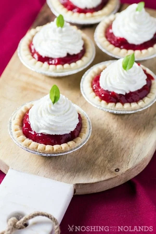 Super Easy Rhubarb Tarts