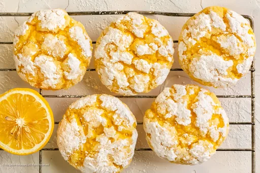 Lemon Cookies Using Cake Mix