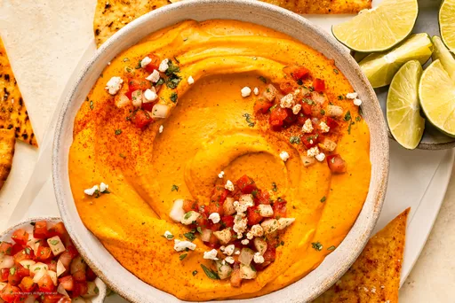 Hummus especiado al chipotle: fiesta de sabor mexicano