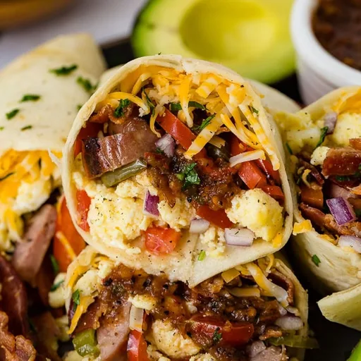 Apple Sausage Breakfast Burritos