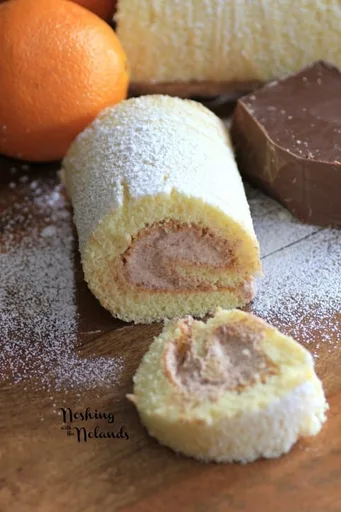 Orange Chocolate Swiss Roll