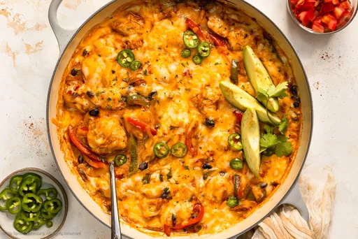 Chicken Fajitas Casserole