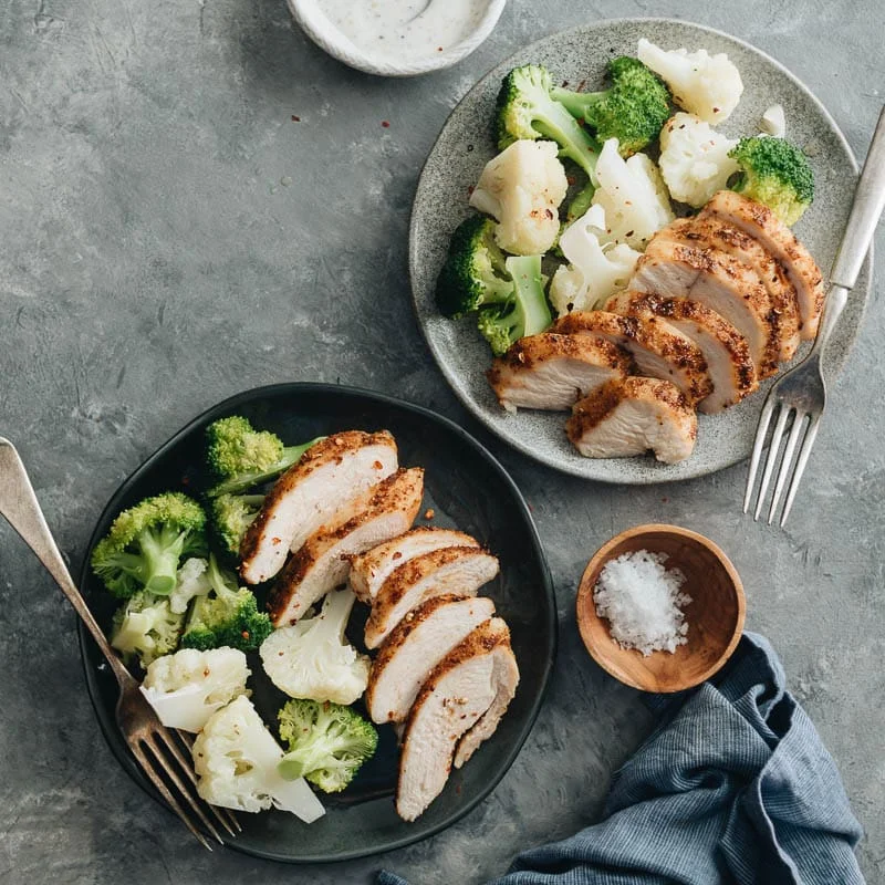 Blanc de poulet rôti au mélange d’épices du Sichuan