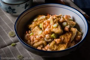 Braised Crispy Tofu with Shrimp