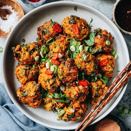 Buñuelos de zanahoria fritos al estilo de Pekín