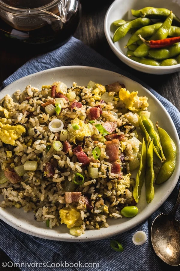 Chinese Olive Fried Rice (橄榄菜炒饭)
