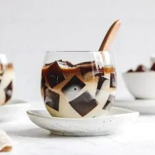 Vegan Coffee Jelly Dessert