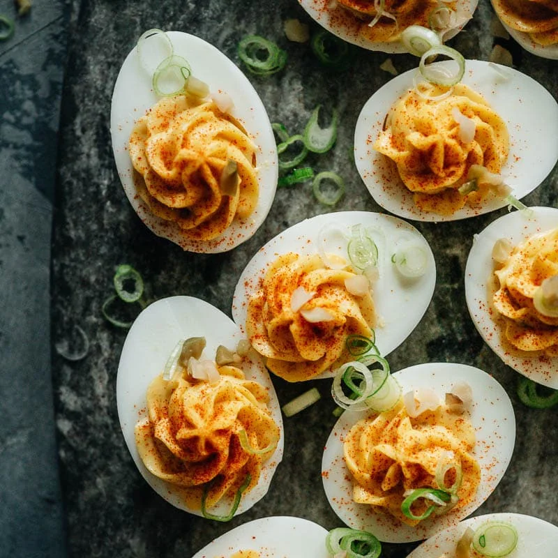 Chinese Deviled Eggs
